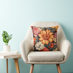 Cojín Decorativo Flores Vintage