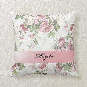 Cojín Decorativo Flores Vintage Shabby Chic-Personalizadas