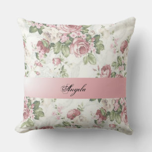 Cojín Decorativo Flores Vintage Shabby Chic-Personalizadas