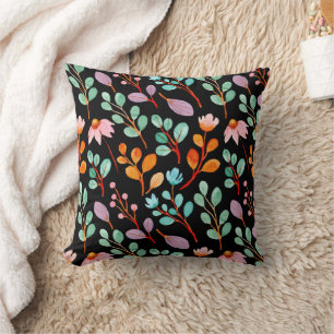 Cojín Decorativo Flores Vintage Watercolor Trendy