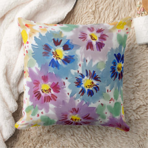 Cojín Decorativo Flores violetas