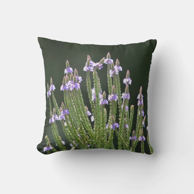 Cojín Decorativo Flores violetas (Anverso)