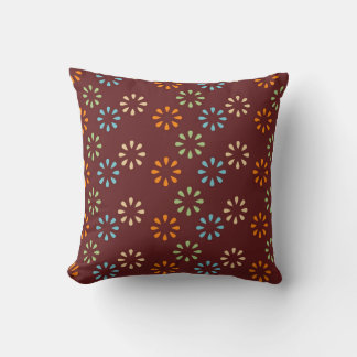 Cojín Decorativo Flores y espectros marrones MOJO Pillow