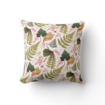 Flores y hojas de primavera verdes elegantes y mod