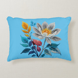 Cojín Decorativo flores y hojas hermosas