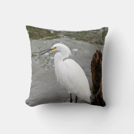 Cojín Decorativo Florida's Singing Egret