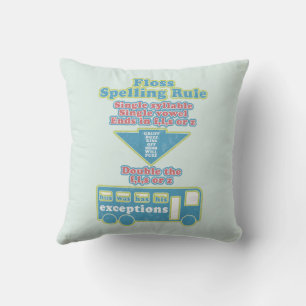 Cojín Decorativo Floss Rule Phonics Learning English Language