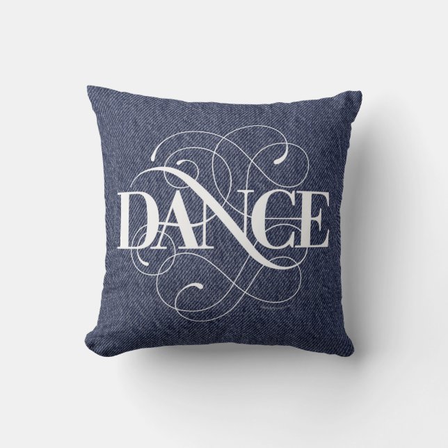 Cojín Decorativo Flourish de la danza (Anverso)