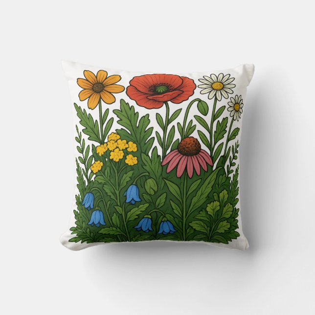 Cojín Decorativo Flours pillow  (Anverso)
