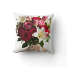 Flower Bouquet 1 Pillow