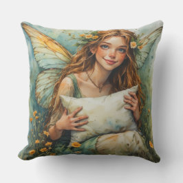 Cojín Decorativo Flower Fairy Holding Pillow