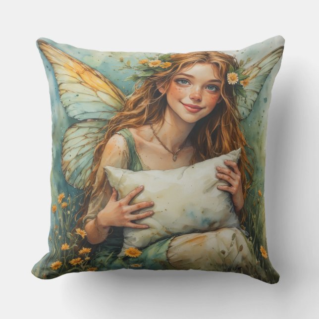 Cojín Decorativo Flower Fairy Holding Pillow (Anverso)