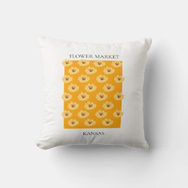 Cojín Decorativo Flower Market - Kansas