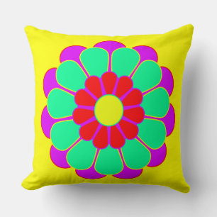 Cojín Decorativo Flower Power Bloom I divertida