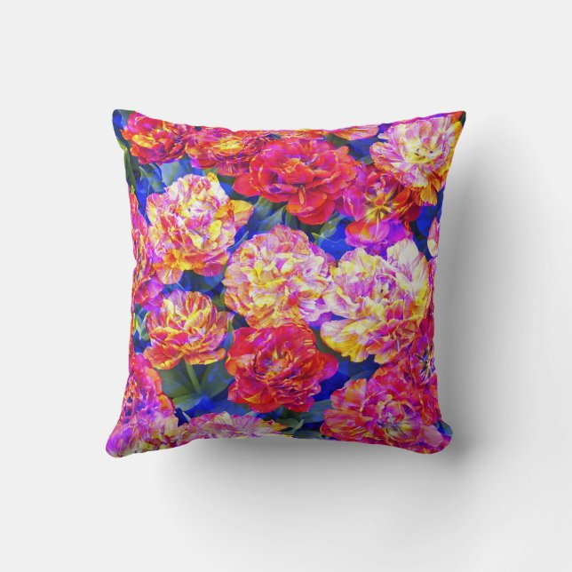 Cojín Decorativo Flower Power - Blumenpracht  1 , Kissen (Reverso)