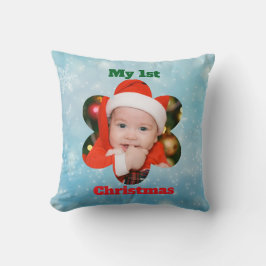 Cojín Decorativo Flower Shape My 1st Christmas Photo