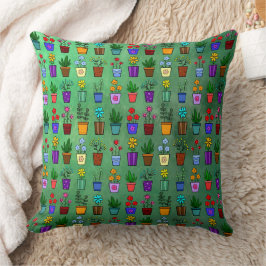 Cojín Decorativo Flowerpots