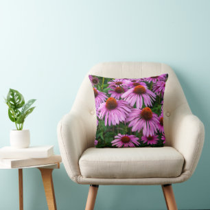 Cojín Decorativo Flowers   Pink Coneflower Garden