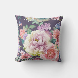 Cojín Decorativo Flowers watercolor illustration. Big Set watercolo