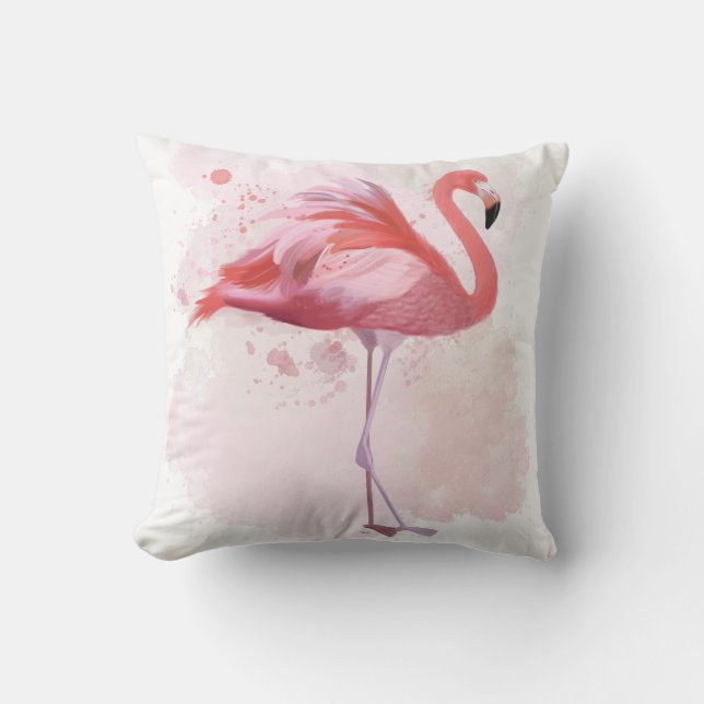 Cojín Decorativo Fluffy Flamingo (Anverso)