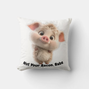 Cojín Decorativo Fluffy Piglet con los ojos grandes - Be Kind Go Ve