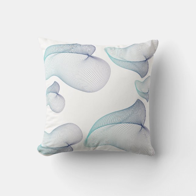 Cojín Decorativo Fluid Motion Abstract Art Pillow (Anverso)