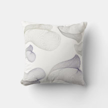 Fluid Motion Abstract Art Pillow