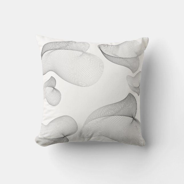 Cojín Decorativo Fluid Motion Abstract Art Pillow (Anverso)