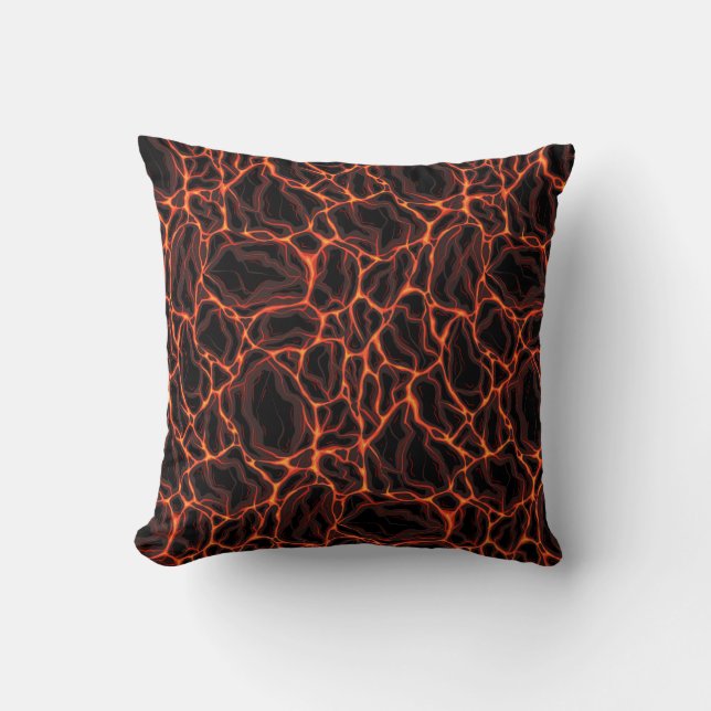 Cojín Decorativo Flujos de lava (Anverso)