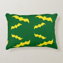Cojín Decorativo Flying Yellow Halloween Bats