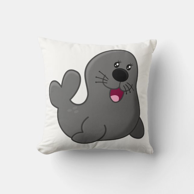 Cojín Decorativo Foca (Anverso)
