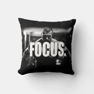 Cojín Decorativo FOCUS - "Construcción de cuerpos" Motivación