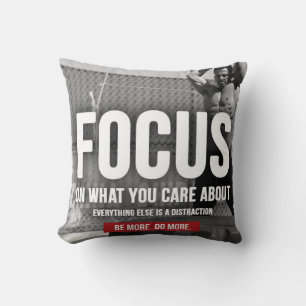 Cojín Decorativo FOCUS - Motivación de entrenamiento