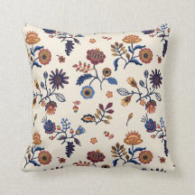 Folk Escándico Etno Europa Ornamento floral Beige