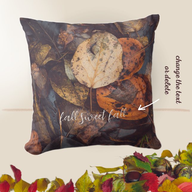 Cojín Decorativo Folleto de otoño (Subido por el creador)