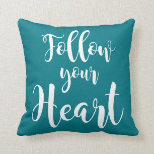 Cojín Decorativo "Follow your Heart"