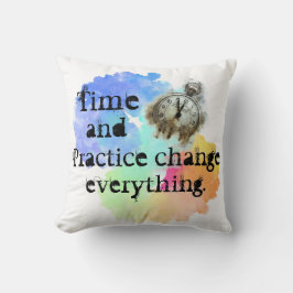 Cojín Decorativo Fomento del tiempo y la práctica