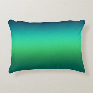Cojín Decorativo Fondo abstracto con gradiente verde turquesa moder