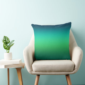Cojín Decorativo Fondo abstracto con gradiente verde turquesa moder