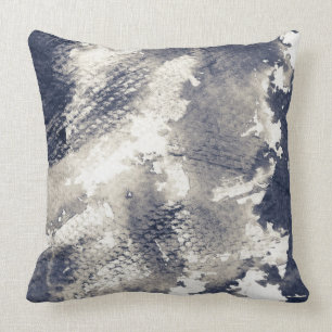 Cojín Decorativo Fondo abstracto del grunge. Acuarela, tinta