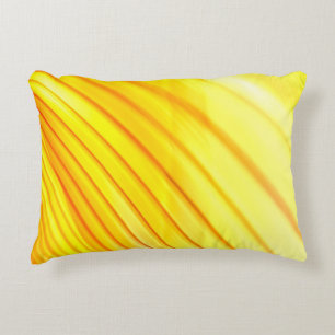 Cojín Decorativo fondo amarillo abstracto.abstracto, arte, artístic