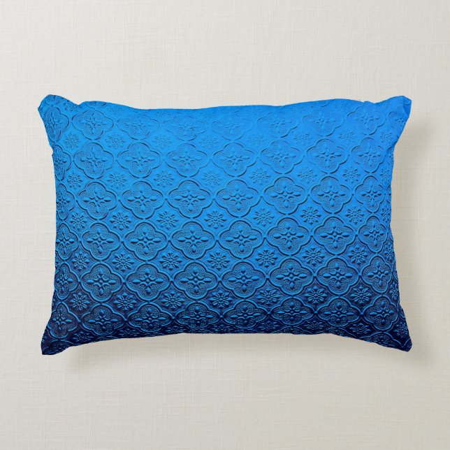 Cojín Decorativo fondo azul (Anverso)