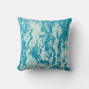 Cojín Decorativo Fondo azul texturado hecho de tela densa. Con