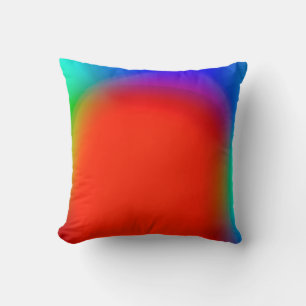 Cojín Decorativo fondo borroso abstracto, pintura vintage colorida