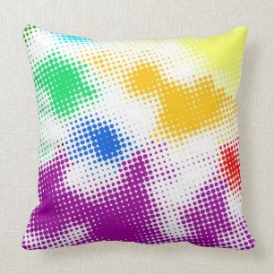 Cojín Decorativo Fondo colorido de semitono al azar