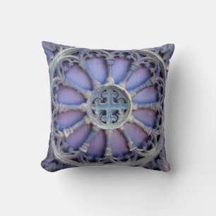 Cojín Decorativo Fondo con fragmento decorativo (puertas antiguas)