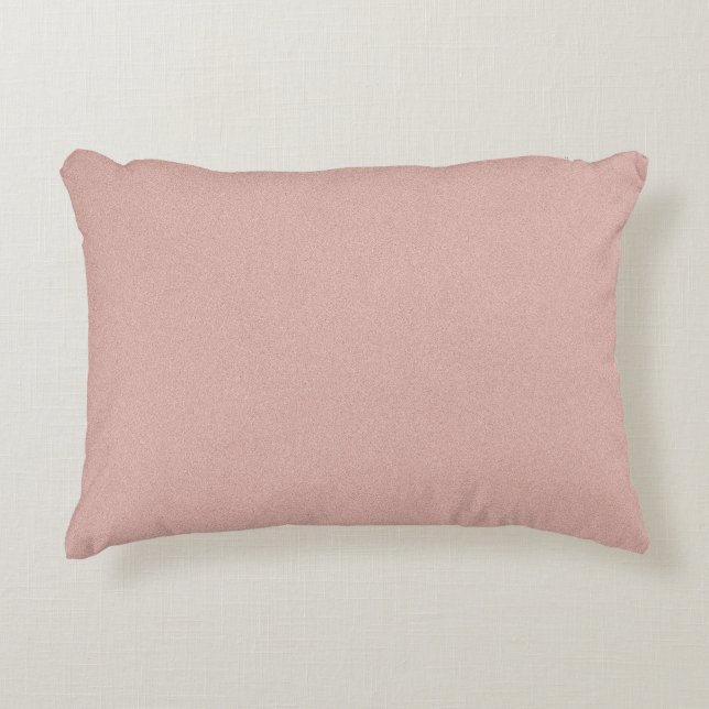 Cojín Decorativo Fondo de arena rosa suave (Anverso)