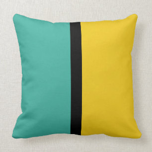 Cojín Decorativo Fondo de color sólido Keppel y Jonquil