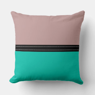 Cojín Decorativo Fondo de color sólido toscano y amazónico