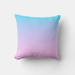 Cojín Decorativo Fondo de degradado azul y rosa